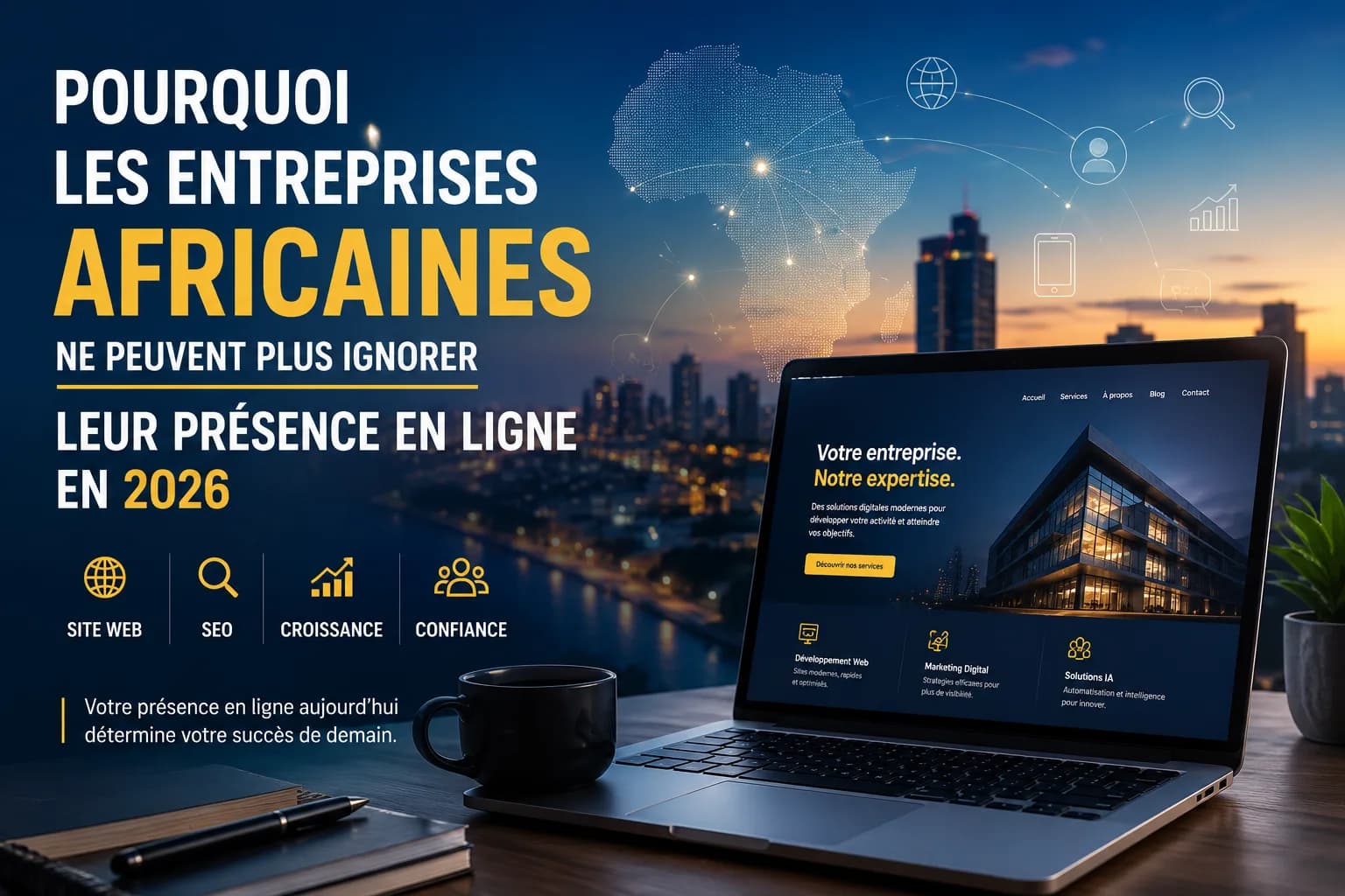 Pourquoi les entreprises africaines ne peuvent plus ignorer leur présence en ligne en 2026